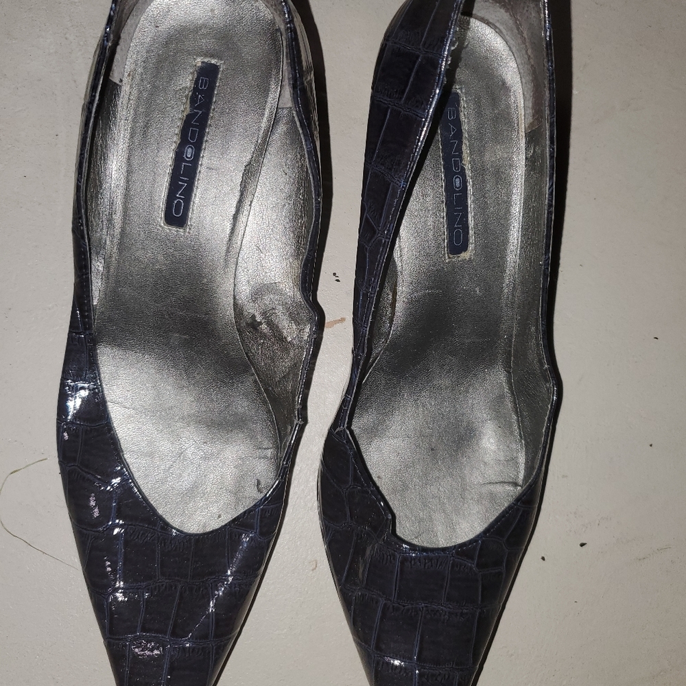 BANDOLINA WOMENS HEELS BROWN SIZE 10.5M